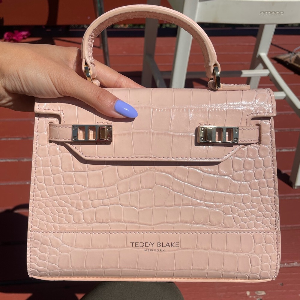 Teddy Blake Kim Croco 11”-Nude Pink